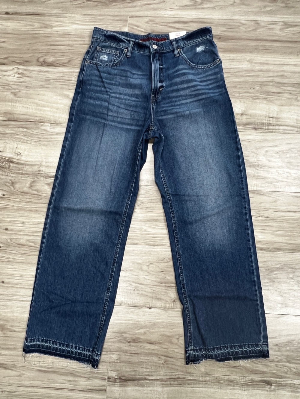 Lucky Brand High Rise Wide Leg Jeans Blue Rigid Size 10 NWT